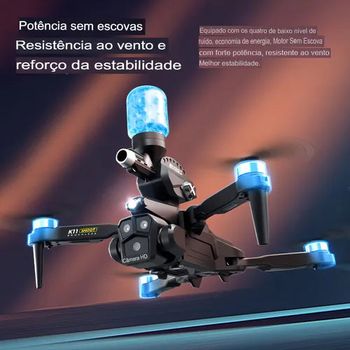 K11 Max 4K/6k drone con cámara captura bomba de agua remota, avión profesional tres cámaras mini Quadcopter