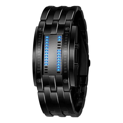 Reloj Digital LED Binario Futurista SKMEI 0926 Black Matrix