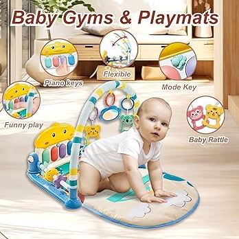 Alfombra Mágica 7 en 1:🎹👣 ¡Tu bebé aprenderá, jugará y crecerá al mismo tiempo!