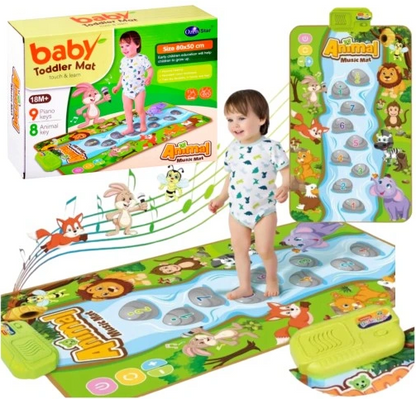 Alfombra Musical Animal: Números y Sonidos para Peques 🎵🦁