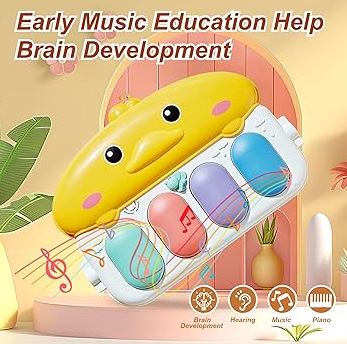 Alfombra Mágica 7 en 1:🎹👣 ¡Tu bebé aprenderá, jugará y crecerá al mismo tiempo!