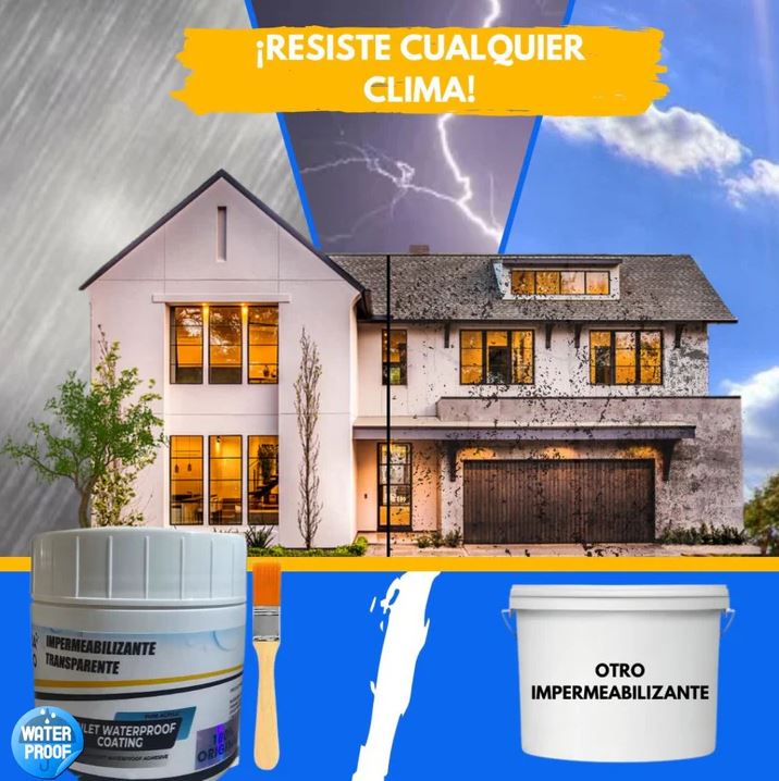LLUVIA CERO™:🛡💧 Sellado Invisible: Impermeabiliza sin Cambiar la Estética