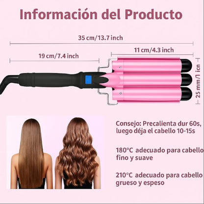 Ondessa™ – Rizador Automático Profesional de Cerámica de Tres Barriles