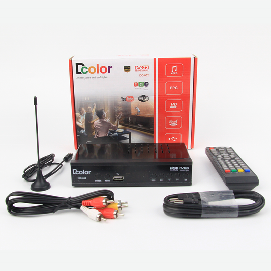 Decodificador DVB-T2 Full HD con funciones Smart (Dcolor DC-002)