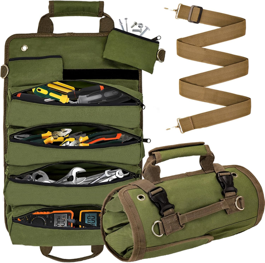 Bolsa de Herramientas Enrollable – Organizador Compacto y Duradero