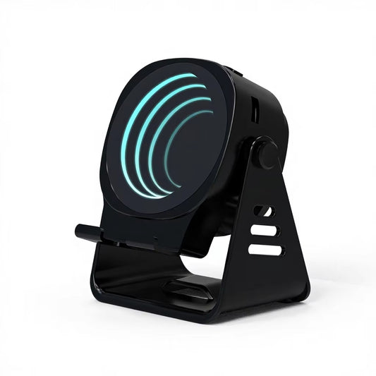Altavoz inalámbrico multifuncional creativo para escritorio con sensor, soporte para teléfono y altavoces