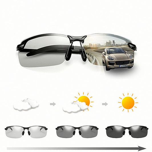 Gafas de Sol, Polarizadas, Fotocromáticas, para Conducir y Deportes al Aire Libre