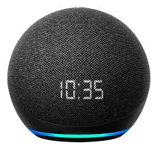 Asistente parlante inteligente Alexa con reloj