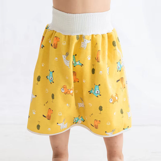 Falda Pañal Impermeable Antifugas para Bebés.