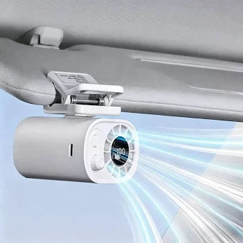 Ventilador con clip para coche