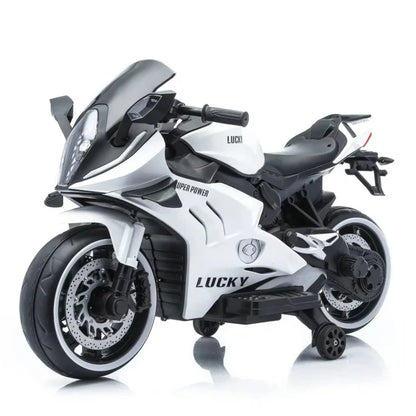 Moto Eléctrica Kids 12V: Potencia, Luces y Bluetooth ⚡🎶