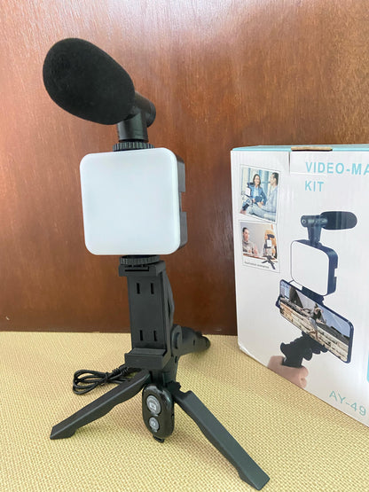 Tripod Pro Creator™:¡Convierte tu celular en un estudio de grabación portátil!