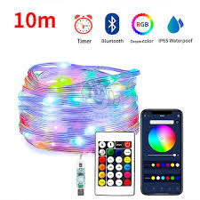 Luces Inteligentes Navideñas 200 Luces Led Control Aplicación