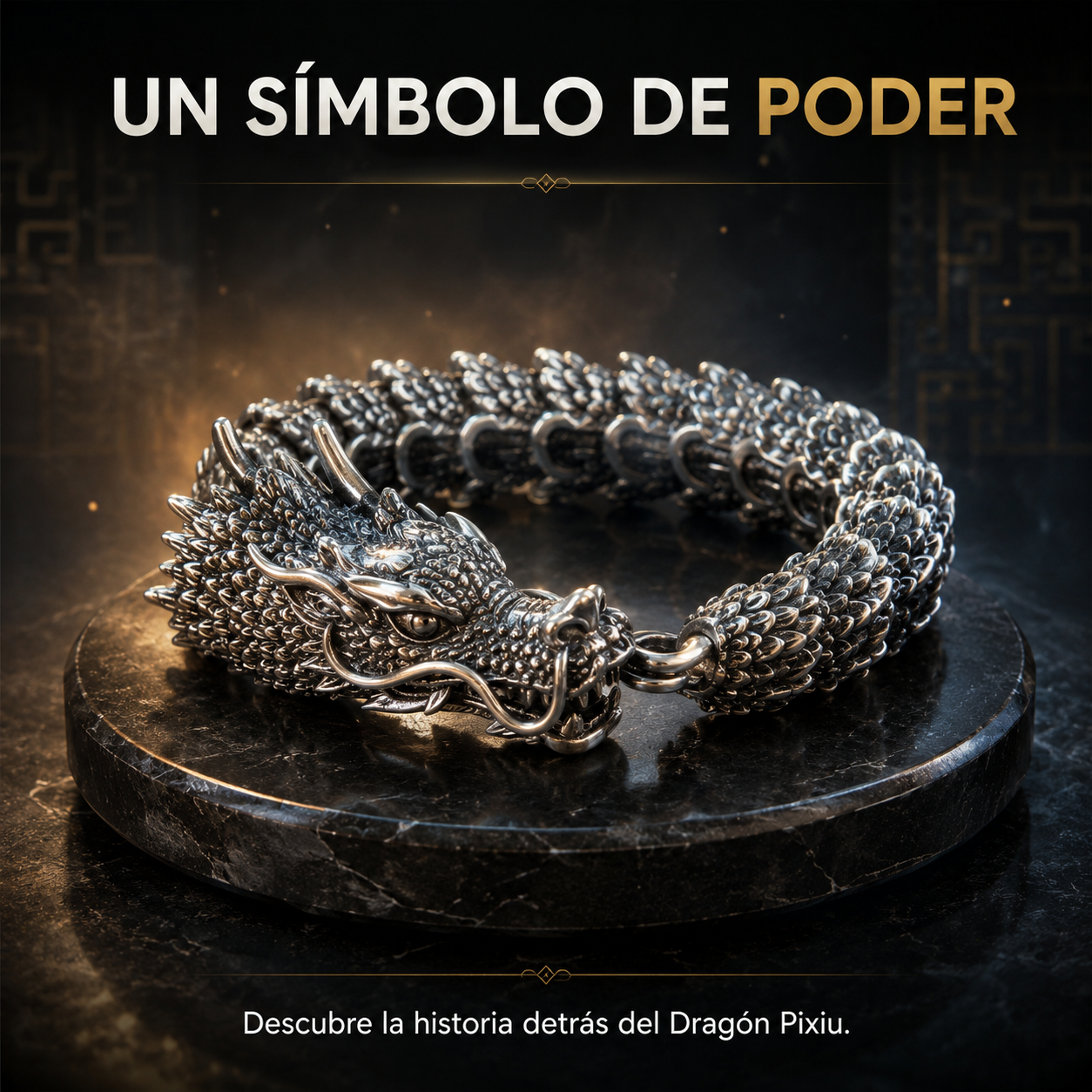 Brazalete de Dragón Pixiu — Expresa fuerza y buena fortuna