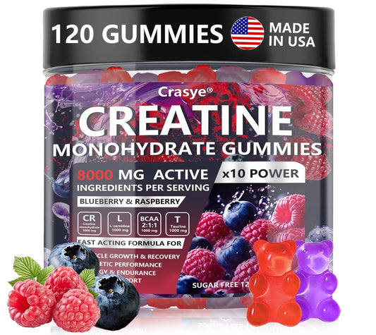 Creatine Gummies: Glúteos de en sueños