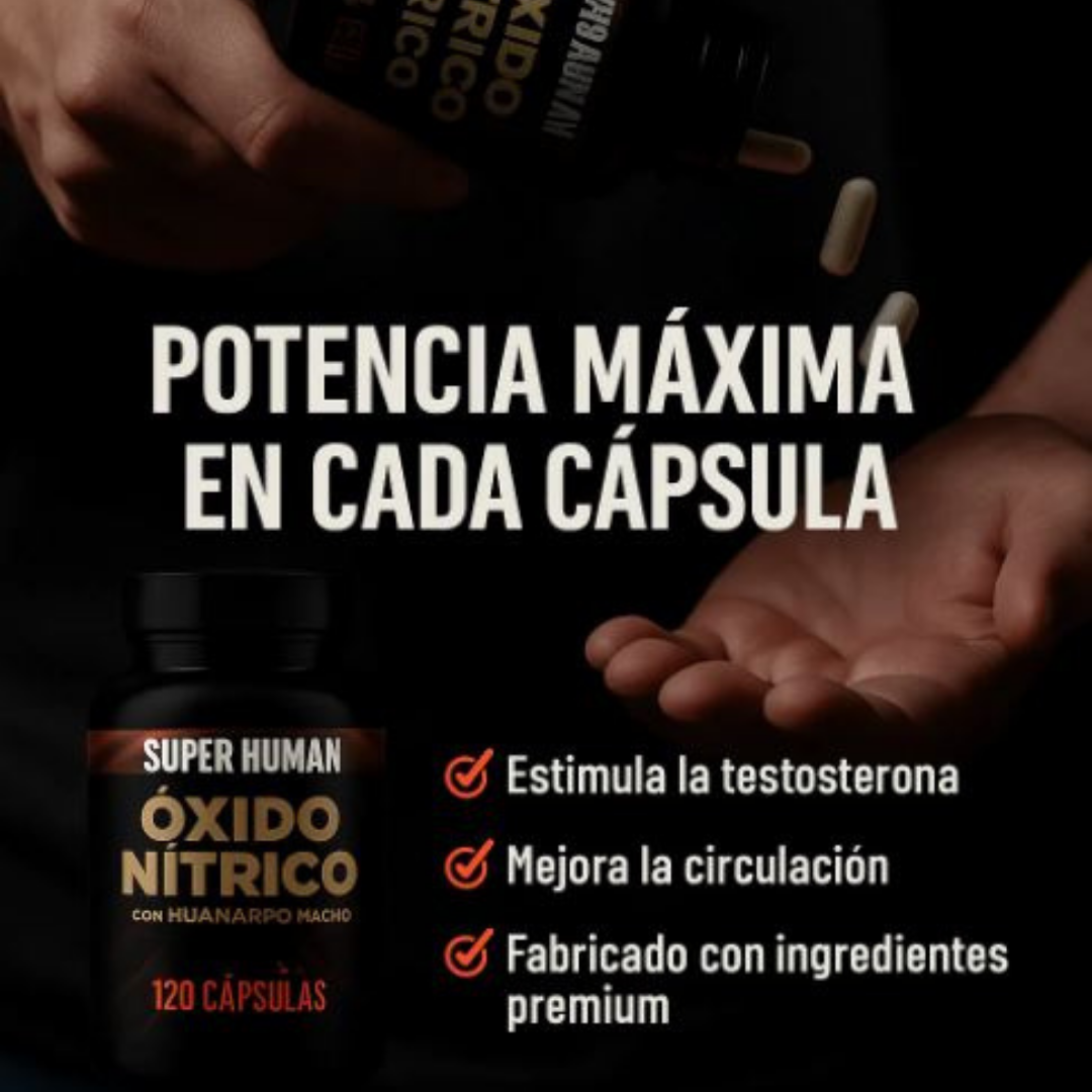 Óxido Nítrico Promax™ + Prostate Health en pack 2x1:💪 Rendimiento, energía y salud masculina🔥