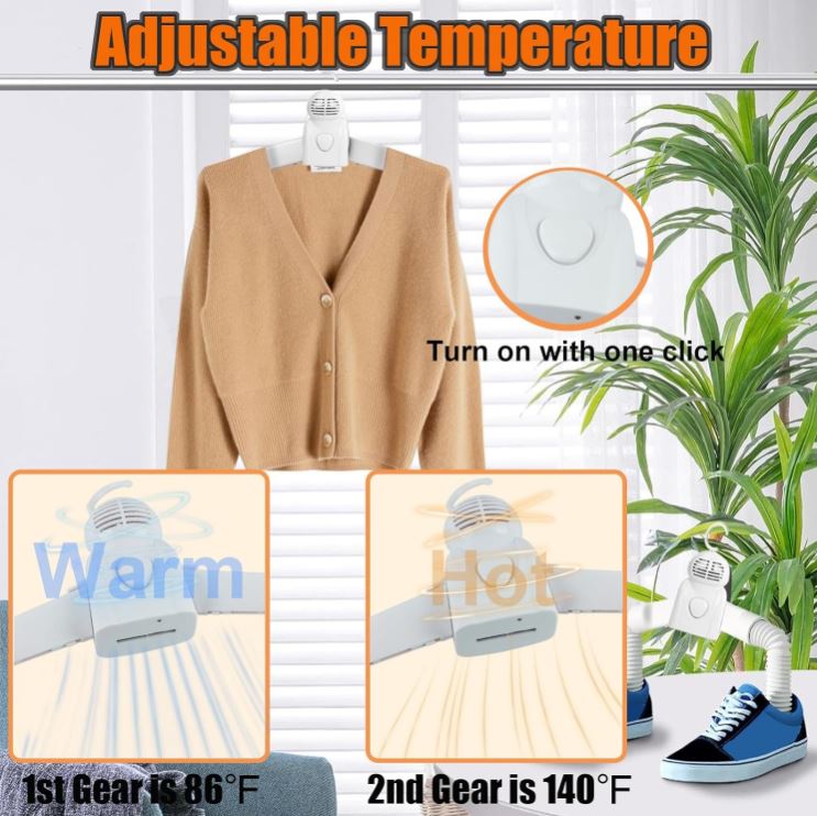 DryGo™ Travel Pro:👟👕 ¡Decile chau a la ropa mojada! Compacta, potente y portátil