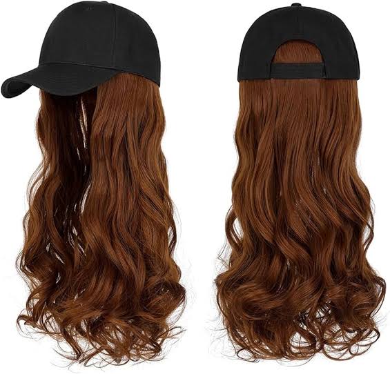 Gorra de Béisbol con Peluca Integrada — Renueva tu look en segundos