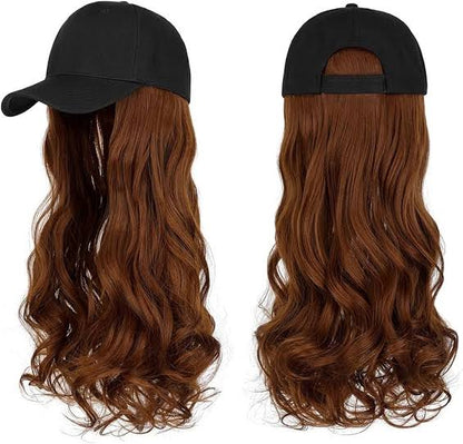 Gorra de Béisbol con Peluca Integrada — Renueva tu look en segundos