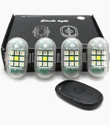 Luz LED estroboscopica inalambrica con control remoto
