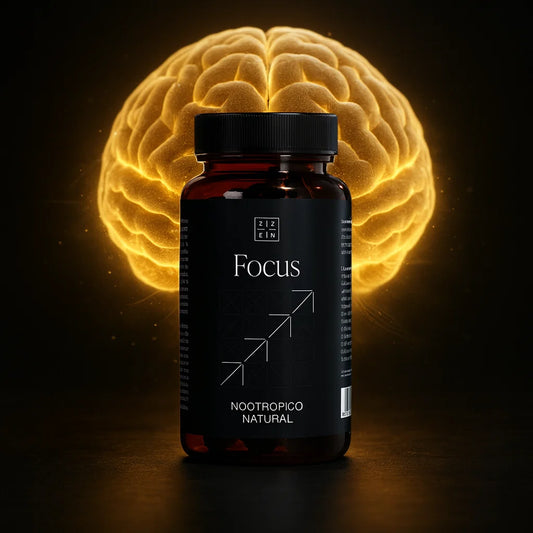 Nootrópico ZZEN FOCUS, incrementa tu capacidad cerebral y combate la fatiga mental - con Bacopa Monnieri, L-Theanine, Ginseng y mucho más.